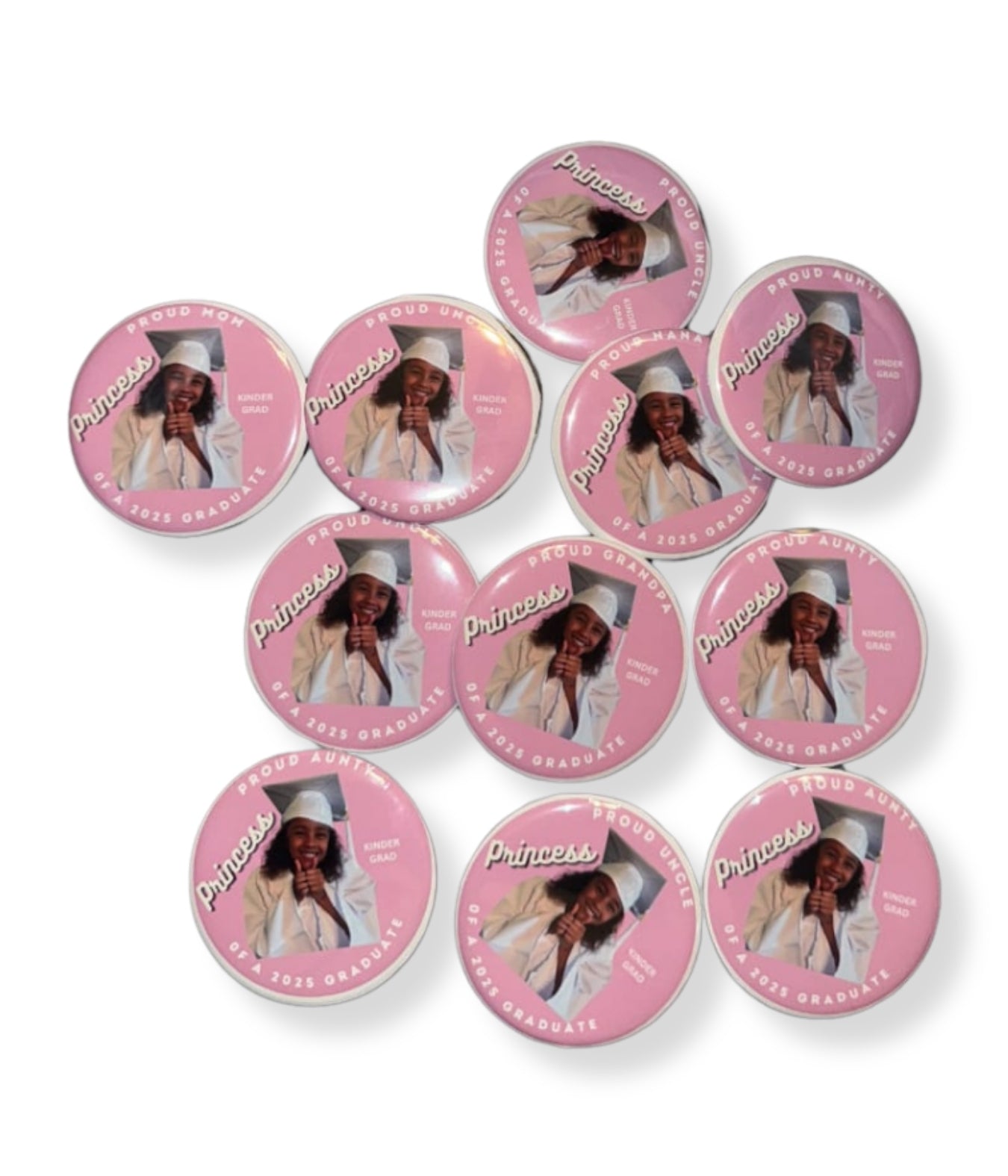 Pin Buttons 10 Pieces